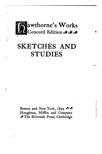 Sketches and Studies cover