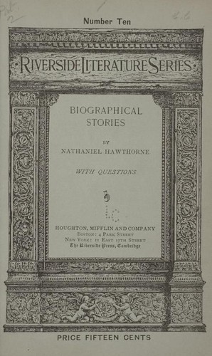 Biographical Stories cover