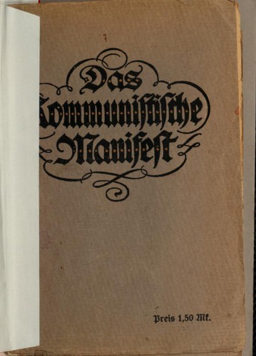 The Communist Manifesto cover