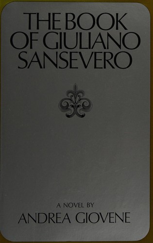 The book of Giuliano Sansevero cover