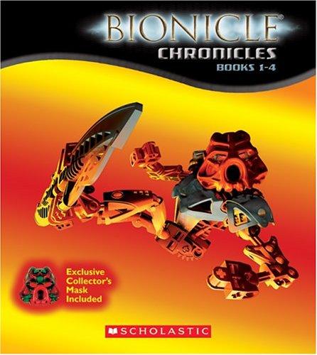 Boxed Set #1-4 + Mask (Bionicle Chronicles) cover