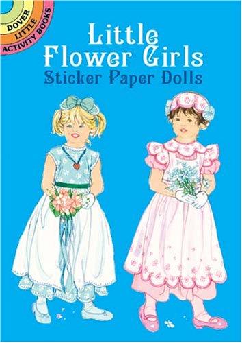 Little Flower Girls Sticker Paper Dolls cover