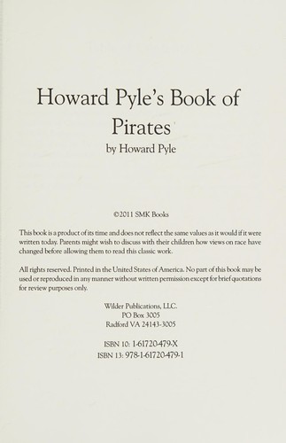 Howard Pyle's Book of Pirates cover