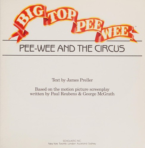 Big Top Pee-Wee cover