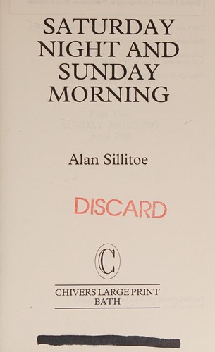 Saturday night and Sunday morning cover
