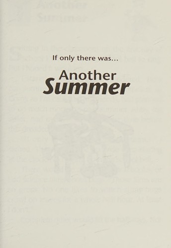 Another Summer, if only there was.. cover