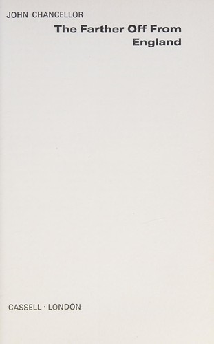 The farther off from England cover