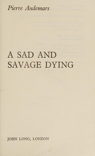 A sad and savage dying cover