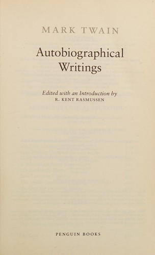 Autobiographical Writings cover