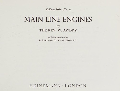 Main line engines cover