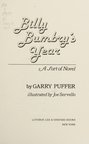 Billy Bumbry's year cover