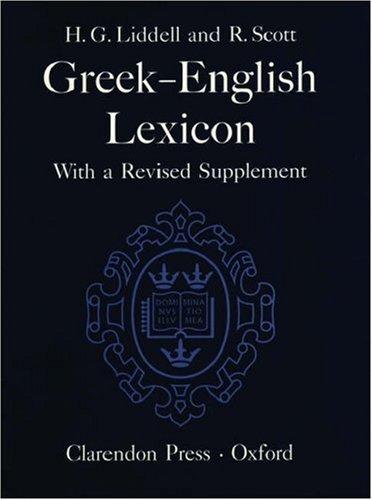 A Greek-English Lexicon cover