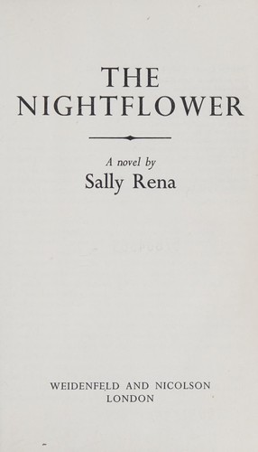 The nightflower cover