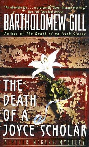 The death of a Joyce scholar cover