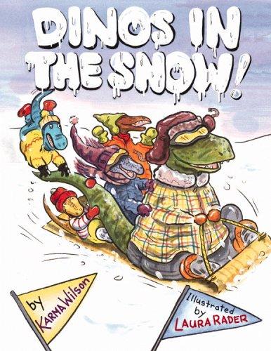 Dinos in the snow! cover