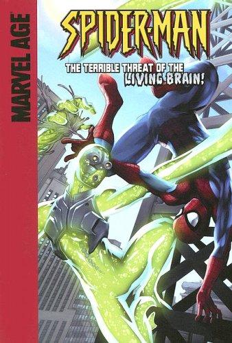 the Terrible Threat of the Living Brain! (Spider-Man) cover