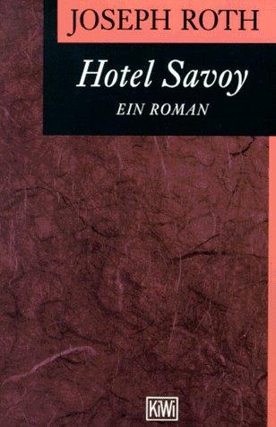 Hotel Savoy. Ein Roman cover