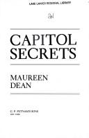 Capitol secrets cover