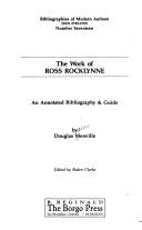 The work of Ross Rocklynne cover