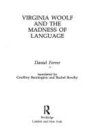 Virginia Woolf and the madness of language cover