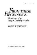 From these beginnings cover