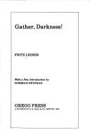 Gather, darkness! cover