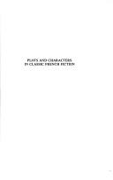 Plots and characters in classic French fiction cover