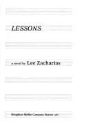 Lessons, a novel cover