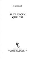 Si te dicen que caí cover