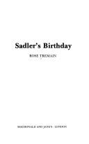 Sadler's birthday cover