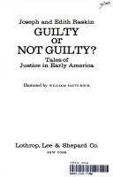 Guilty or not guilty? cover