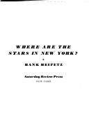 Where are the stars in New York? cover