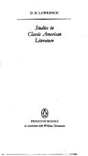 Studies in Classic American Literature cover