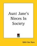 Aunt Jane's Nieces in Society cover