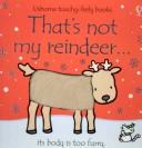 That's Not My Reindeer cover