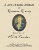 A Light and Lively Look Back at Cabarrus County, N.C cover