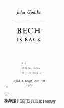 Bech is back cover