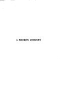 A broken journey cover