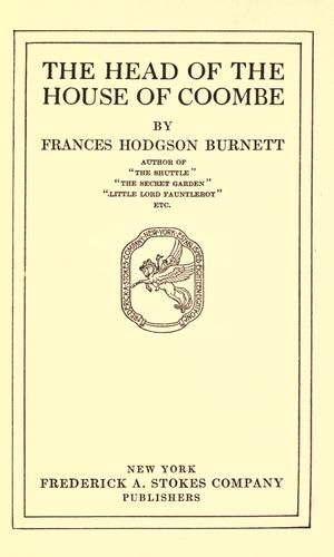 The Head of the House of Coombe cover