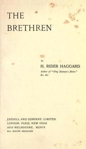 The Brethren cover