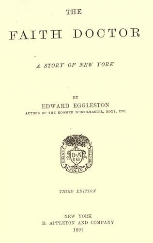The faith doctor cover
