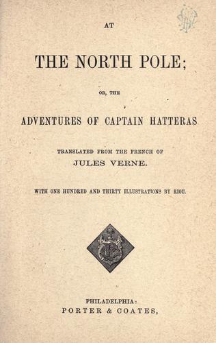 Voyages et aventures du capitaine Hatteras cover