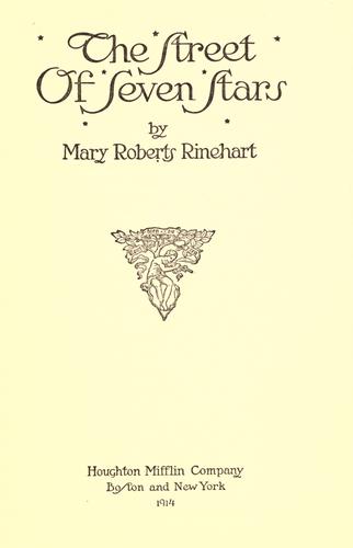 The Street of Seven Stars cover