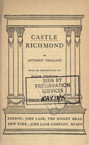 Castle Richmond cover