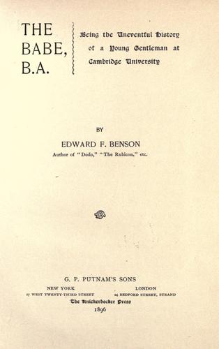 The Babe, B.A. cover