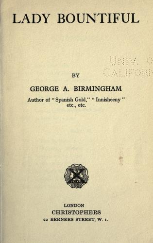 Lady Bountiful cover