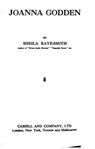 Joanna Godden cover