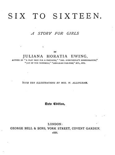 Six to sixteen cover