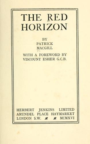 The Red Horizon cover