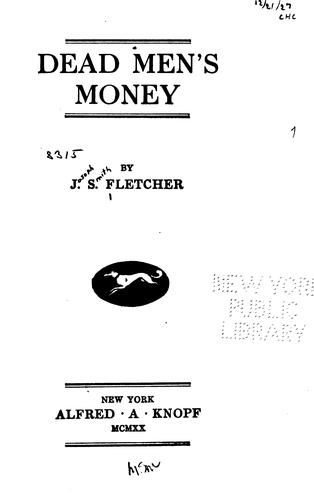 Dead Men's Money cover